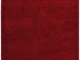 Solid Red 5×7 area Rug Buy Red 5 X 7 soho Shaggy Collection solid Color Shag