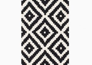 Somerset Home Geometric area Rug Grey and White Pin On Runner
