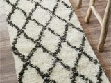 Somerset Home Geometric area Rug Grey and White Twinar Geometric Hand Knotted Wool F White Dark Gray area Rug