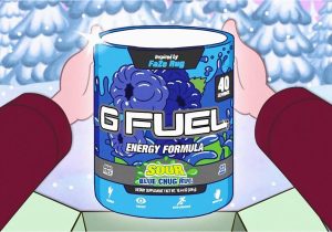 Sour Blue Chug Rug Collectors Box Faze Rug’s sour Blue Chug Rug G Fuel is now Available for Purchase