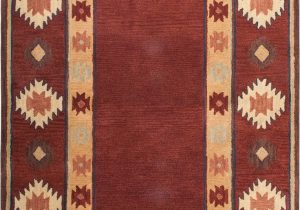 Southwest Style Large area Rugs Rizzy southwest Su 2014 Burgundy area Rug Burgundy Rugs