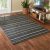 Striped area Rugs 5 X 7 Mainstays sonata Navy Blue and Gray Striped area Rug, 5″ X 7″