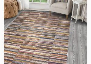 Striped area Rugs 5 X 7 Stylewell Lorraine Multi-color 5 Ft. X 7 Ft. Striped Low Pile …