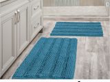 Striped Bath Rug Sets Extra Thick Striped Bath Rugs for Bathroom – (set Of 2) Anti-slip …