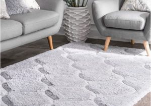 Super area Rugs Coupon Code Gray Super soft Luxury Shag with Carved Trellis area Rug