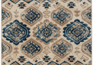 Taupe and Blue Rug Capel Bethel Diamond 2462 Taupe Blue area Rug
