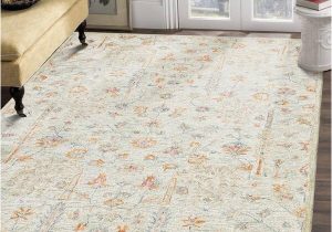 Taupe and Green area Rugs Lr Home Green/cream/taupe 9 Ft. X 12 Ft. Traditional Floral Garden …
