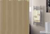 Taupe Bathroom Rug Set Luxury Home Collection 18 Pc Bath Rug Set Embroidery Non Slip Bathroom Rug Mats and Rug Contour and Shower Curtain and towels and Rings Hooks and
