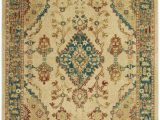 Teal and Ivory area Rugs Nourison Traditional Antique Trq04 Ivory Teal area Rug