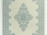 Teal and Ivory area Rugs Zellers Teal Indoor Outdoor area Rug