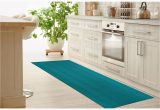 Teal Blue Kitchen Rugs Kavka Designs Modern & Contemporary Indoor Polyester Kitchen Rugs …