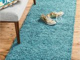 Teal Blue Shaggy Rug Bravich Rugmasters Teal Blue Runner Rug 5 Cm Thick Shag Pile soft Shaggy area Rugs Modern Carpet Living Room Bedroom Mats 60 X 230 Cm 2 3 X 8 0