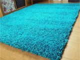 Teal Blue Shaggy Rug Groundlevel Shaggy Rug In Choice Of Colour 60×110 Cm