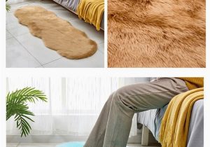 Thick Carpet Pad for area Rugs 60 180cm Modern Style Floor Carpet Ground Mat solid Color Plush area Rugs Doormat Floating Window Tatami Mat Non Slip Foot Pads