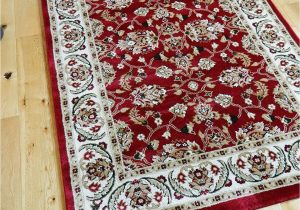 Thick Carpet Pad for area Rugs Small Xx Large Red Border Traditional Classic Thick Luxury soft Wool Look Persian Look area Rugs Heavy Quality area Rug soft Carpet Non Shed Hall