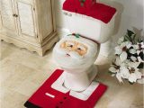 Toilet Seat Cover and Rug Bathroom Set Amazon Eubest New Hot Happy Santa toilet Seat Cover and