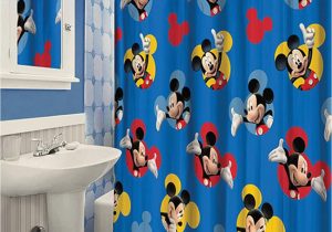 Toy Story Bathroom Rug All New Fabric Shower Curtain Set Disney with 12 Matching Hooks Mickey