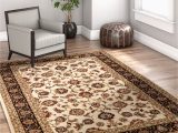 Traditional area Rugs for Living Room Noble Sarouk Ivory Persian Floral oriental formal Traditional area Rug