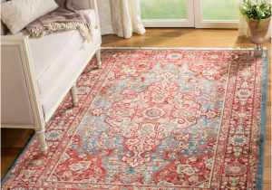 Traditional area Rugs for Living Room Safavieh Kashan Pema Traditional area Rug, Blue/red, 8′ X 10 …