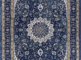 Traditional Blue area Rugs Well Woven Luxbury Mahal Traditional Vintage Medallion oriental Blue area Rug 9 3" X 12 3"