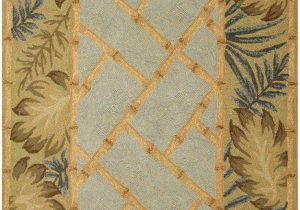 Tropical area Rugs 8 X 10 Tropical Palms and Bamboo 8 X 10 Rug