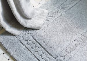 Turkish Cotton Loop Bath Rug Egyptian Cotton Skid Resistant Bath Rug