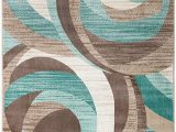 Turquoise and Brown area Rug 8×10 Summit New Elite 60 Turquoise Swirl area Modern Abstract Rug Many Sizes Available 3 8 X 5 4 X 5 Actual is 3 8 X 5