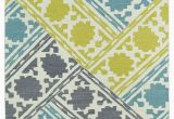Turquoise and Yellow area Rug Glam Gla02 78 Turquoise area Rug by Kaleen