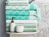 Turquoise Bath towels and Rugs Update Your Bathroom with soft towels Plush Bathroom Rugs