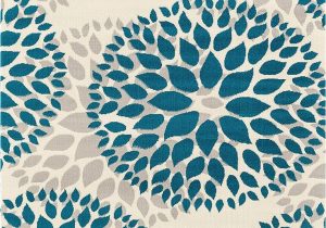 Turquoise Blue area Rugs Floral Gray/grey Turquoise Blue area Rug In 2022 Light Grey area …