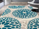 Turquoise Blue area Rugs Floral Gray/grey Turquoise Blue area Rug