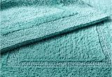 Turquoise Color Bathroom Rugs Reversible Cotton Turquoise Bath Rug Everything Turquoise