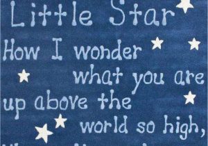 Twinkle Twinkle Little Star area Rug Blue Twinkle Twinkle Star Sky Kids Designer Nursery Tufted Rug – Etsy Ireland