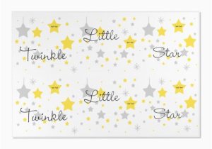 Twinkle Twinkle Little Star area Rug Yellow Twinkle Little Star Nursery area Rug Baby Girl Boy Room – Etsy