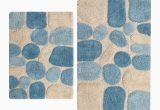 Two Piece Bathroom Rug Set Take A Look at This Aquamarine Pebbles Two Piece Bath Rug