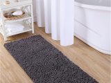 Vcny Paper Shag Bathroom Rug Runner Vcny Home Paper Shag Bathroom Rug 24" X 60" Gray