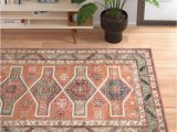 Vedika Blue orange area Rug Abilene southwestern orange area Rug