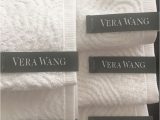 Vera Wang Bath Rug Diamond Vera Wang towels White Set Of 5 Cotton Verawang