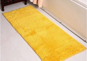 Walmart Yellow Bath Rugs Affinity Linens Mcsrg24x60-yel Micro Shag soft Bath Rug&#44 …