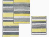 Walmart Yellow Bath Rugs Idesign Microfiber Stripz Bathroom Shower Rug, 21″ X 17″, Gray and Yellow
