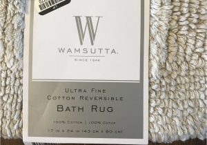 Wamsutta Cotton Bath Rugs Wamsutta Ultra Fine Cotton Reversible Bath Rug 17inx24in