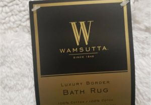 Wamsutta Luxury Border Bath Rug Nwt Wamsutta Luxury Border Bath Rug 17”x 24” White