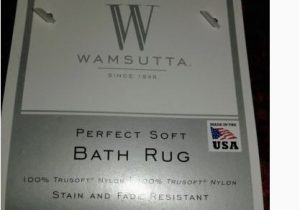 Wamsutta Perfect soft Bath Rug Bathmats Rugs and toilet Covers New Wamsutta Perfect