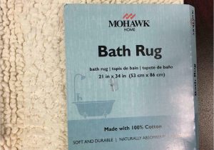 Wamsutta Perfect soft Micro Cotton Bath Rug Mohawk Cotton Reversible Bath Rug Size 21"x34"
