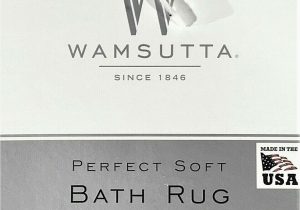 Wamsutta Perfect soft Micro Cotton Bath Rug New Wamsutta Luxury Perfect soft Contour Bath Rug 21" X 24" In Teal
