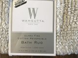 Wamsutta Reversible Cotton Bath Rugs Wamsutta Ultra Fine Cotton Reversible Bath Rug 17inx24in
