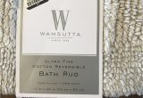 Wamsutta Ultra Fine Reversible Bath Rug Wamsutta Ultra Fine Cotton Reversible Bath Rug 17inx24in