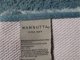 Wamsutta Ultra Fine Reversible Bath Rug Wamsutta Ultra soft Green Bath Rug 24"x40"