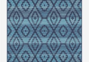 Washable area Rugs for Pets Diamond Trellis Ocean Rug In 2020