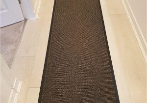 Washable area Rugs with Rubber Backing Wilson Direct Barrier Mats Runners Rugs Heavy Duty Washable Anti Slip Kitchen Hall Doormat Non Slip Rubber Backing Beige Brown 90cm Wide 200cm Long